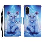 For Samsung Galaxy S20 Painted Pattern Horizontal Flip Leather Case with Holder & Card Slot & Wallet(Little Leopard)