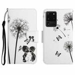 For Samsung Galaxy S20 Ultra Painted Pattern Horizontal Flip Leather Case with Holder & Card Slot & Wallet(Dandelion)