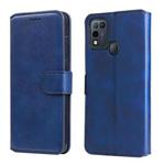 For Infinix Hot 10 Play Classic Calf Texture PU + TPU Horizontal Flip Leather Case with Holder & Card Slots & Wallet(Blue)