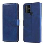For Infinix Hot 10 Classic Calf Texture PU + TPU Horizontal Flip Leather Case with Holder & Card Slots & Wallet(Blue)