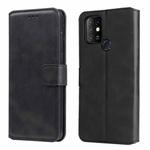 For Infinix Hot 10 Classic Calf Texture PU + TPU Horizontal Flip Leather Case with Holder & Card Slots & Wallet(Black)