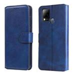 For Infinix Hot 10s Classic Calf Texture PU + TPU Horizontal Flip Leather Case with Holder & Card Slots & Wallet(Blue)