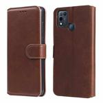 For Infinix Smart 5 Classic Calf Texture PU + TPU Horizontal Flip Leather Case with Holder & Card Slots & Wallet(Brown)