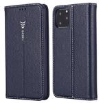 For iPhone 11 GEBEI PU+TPU Horizontal Flip Protective Case with Holder & Card Slots(Blue)