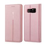 For Galaxy Note 8 GEBEI PU+TPU Horizontal Flip Protective Case with Holder & Card Slots(Rose Gold)