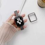 Rhombus Full Diamond Metal Wrist Strap Watch Band + Case For Apple Watch Series 3 & 2 & 1 38mm(Black)