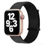Hook and Loop Fastener Dual Section Watch Band For Apple Watch Ultra 49mm&Watch Ultra 2 49mm / Series 9&8&7 45mm / SE 3&SE 2&6&SE&5&4 44mm / 3&2&1 42mm(Black)