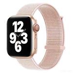 Hook and Loop Fastener Dual Section Watch Band For Apple Watch Ultra 49mm&Watch Ultra 2 49mm / Series 9&8&7 45mm / SE 3&SE 2&6&SE&5&4 44mm / 3&2&1 42mm(Pearl Pink)