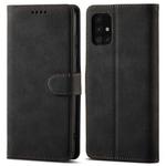 For Samsung Galaxy Note20 Frosted Anti-theft Brush Horizontal Flip Leather Case with Holder & Card Slots & Wallet(Black)