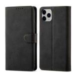 Frosted Anti-theft Brush Horizontal Flip Leather Case with Holder & Card Slots & Wallet For iPhone 11 Pro Max(Black)