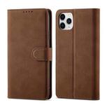 Frosted Anti-theft Brush Horizontal Flip Leather Case with Holder & Card Slots & Wallet For iPhone 11 Pro(Coffee)