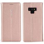 For Galaxy Note 9 GEBEI PU+TPU Horizontal Flip Protective Case with Holder & Card Slots(Rose Gold)