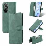 For Honor 50 Pro AZNS Dream II Skin Feel PU+TPU Horizontal Flip Leather Case with Holder & Card Slots & Wallet(Green)