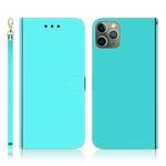 For iPhone 11 Pro Imitated Mirror Surface Horizontal Flip Leather Case with Holder & Card Slots & Wallet & Lanyard(Mint Green)