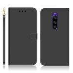 For Sony Xperia 1 Imitated Mirror Surface Horizontal Flip Leather Case with Holder & Card Slots & Wallet & Lanyard(Black)