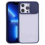 For iPhone 13 Pro Sliding Camera Cover Design TPU Protective Case (Sapphire Blue)