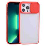 For iPhone 13 Pro Max Sliding Camera Cover Design TPU Protective Case (Red)