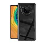 For Huawei Mate 30 Solid Color Shockproof PC Glass Case(Black)