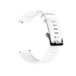 For Polar Grit X Silicone Official Buckle  Watch Band(White)