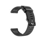 For Polar Grit X Silicone Official Buckle  Watch Band(Black)