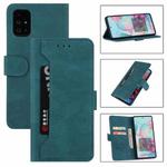 For Samsung Galaxy A02s EU Version Reverse Buckle Horizontal Flip PU Leather Case with Holder & Card Slot & Wallet(Lake Blue)