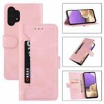 For Samsung Galaxy A32 5G Reverse Buckle Horizontal Flip PU Leather Case with Holder & Card Slot & Wallet(Rose Gold)