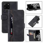 For Samsung Galaxy A52 5G / 4G Reverse Buckle Horizontal Flip PU Leather Case with Holder & Card Slot & Wallet(Black)