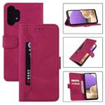 For Samsung Galaxy Note10+ Reverse Buckle Horizontal Flip PU Leather Case with Holder & Card Slot & Wallet(Wine Red)