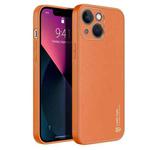 DUX DUCIS YOLO Series PU + PC + TPU All-inclusive Electroplating Shockproof Protective Case For iPhone 13 mini(Orange)