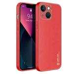 DUX DUCIS YOLO Series PU + PC + TPU All-inclusive Electroplating Shockproof Protective Case For iPhone 13(Red)