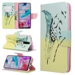For Xiaomi Redmi 8 Colored Drawing Pattern Horizontal Flip PU Leather Case with Holder & Card Slots & Wallet(Feather Bird)