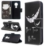 For Nokia 6.2 / 7.2 Colored Drawing Pattern Horizontal Flip PU Leather Case with Holder & Card Slots & Wallet(Smirk)