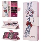 For Sony Xperia 5 / XZ5 Colored Drawing Pattern Horizontal Flip PU Leather Case with Holder & Card Slots & Wallet(Deer)