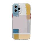 Shockproof TPU Pattern Protective Case For iPhone 12 mini(Lattice)
