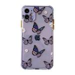 For iPhone 12 Pro Max Shockproof TPU Pattern Protective Case(Butterflies)