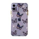 For iPhone 11 Pro Max Shockproof TPU Pattern Protective Case (Butterflies)