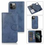 For iPhone 13 Pro Retro 2 in 1 Detachable Magnetic Horizontal Flip TPU + PU Leather Case with Holder & Card Slots & Photo Frame & Wallet (Dark Blue)