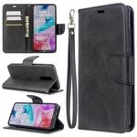 For Xiaomi Redmi 8 Lambskin Texture Pure Color Horizontal Flip PU Leather Case with Holder & Card Slots & Wallet & Lanyard(Black)