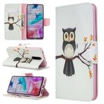 For Xiaomi Redmi 8 Colored Drawing Pattern Horizontal Flip Leather Case with Holder & Card Slots & Wallet(Tree Owl)