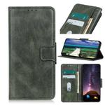 For Motorola G Pure Mirren Crazy Horse Texture Horizontal Flip Leather Case with Holder & Card Slots & Wallet(Dark Green)