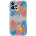 Shockproof TPU Pattern Protective Case For iPhone 13(Graffiti Pink Love)