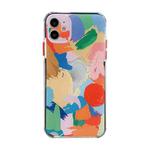 Shockproof TPU Pattern Protective Case For iPhone 12 mini(Graffiti)