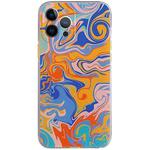 Shockproof TPU Pattern Protective Case For iPhone 12 Pro Max(Graffiti Wave Pattern)