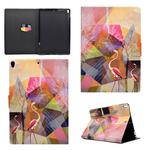 For iPad Pro 10.5 inch TPU Horizontal Flip Leather Case with Holder & Card Slot & Sleep / Wake-up Function(Flamingo)