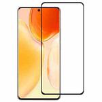 For vivo X70 Pro 3D Curved Edge Full Screen Tempered Glass Film(Black)