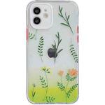 Shockproof TPU Pattern Protective Case For iPhone 13 (Leaves)