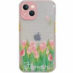 Shockproof TPU Pattern Protective Case For iPhone 12 (Lily)