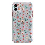 Shockproof TPU Pattern Protective Case For iPhone 12 Pro(Small Fresh Floral + Envelope)