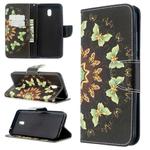 For Xiaomi Redmi 8A Colored Drawing Pattern Horizontal Flip Leather Case with Holder & Card Slots & Wallet(Butterfly)