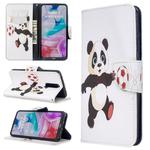 For Xiaomi Redmi 8 Colored Drawing Pattern Horizontal Flip Leather Case with Holder & Card Slots & Wallet(Football Panda)